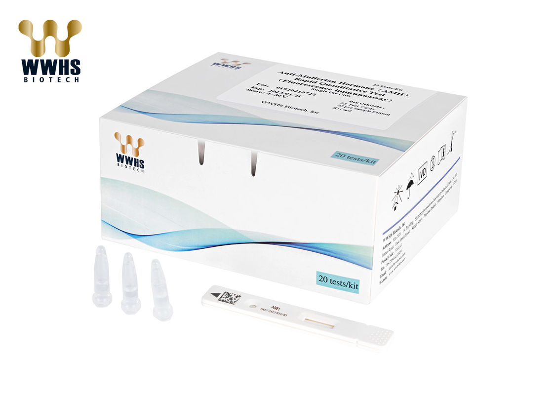 Essai de grande précision Kit Anti Mullerian Hormone Kit d'AMH par l'analyseur NIR-1000 fluoroimmunoassay sec