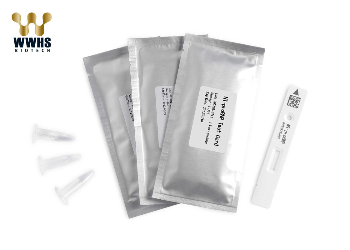 N-terminal de essai cardiaque Prohormone de kit de POCT de Brain Natriuretic Peptide For Clinical